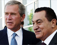 The al-Jamma is trying to reconcilewith pro-western Egyptian leaderHusni Mubarak (r)