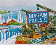 A cartoonist ridicules US claimsof terrorism in the region