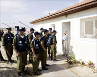 Israeli soldiers trained for the pullout weeks before 
