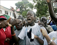 Weah's supporters denounced results claiming fraudulence