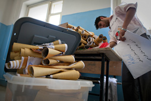 Afghanistan vote count