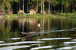 congo river near mbandaka