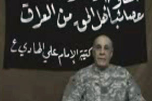 Video grab of man abducted in Iraq