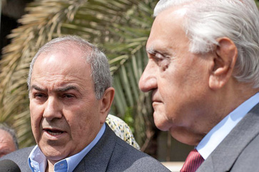 Iyad Allawi and Adnan Pachachi
