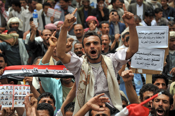 Demonstrations continue in Yemen