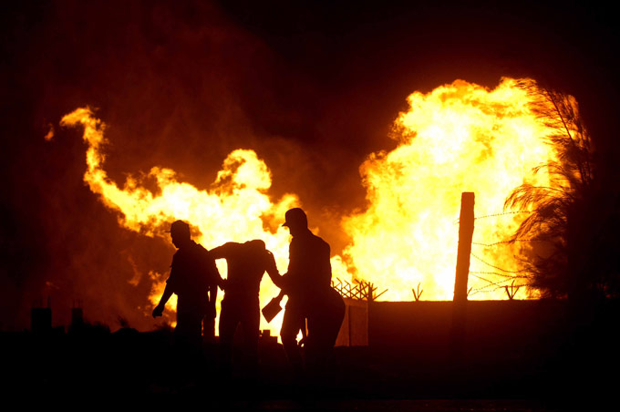 Attack on gas pipeline in Egypt