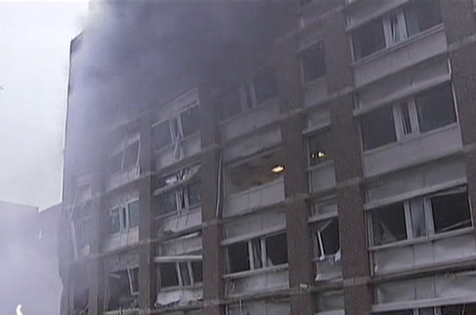 oslo explosion norway smoke screengrab package