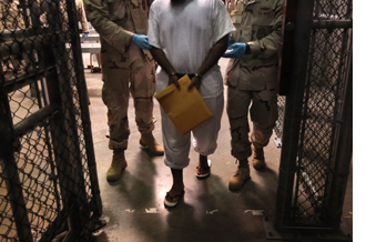 Detainees captured in Afghanistan were questioned first at the Kandahar airbase, then if 'necessary' sent to Guantanmo [GALLO/GETTY]