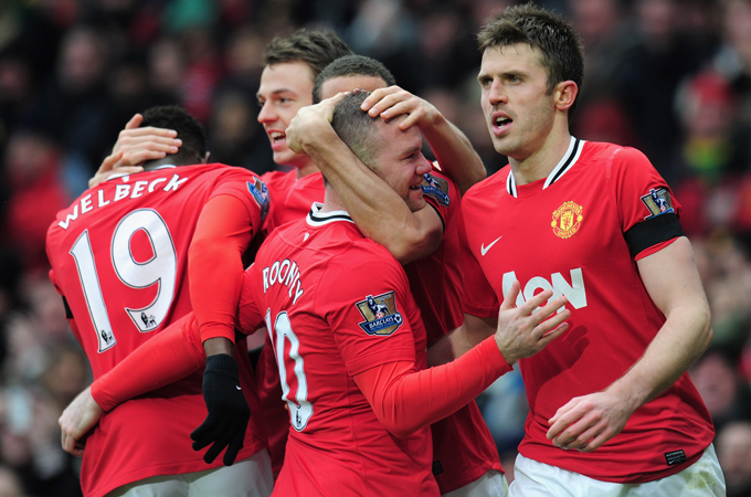 Rooney of Manchester United