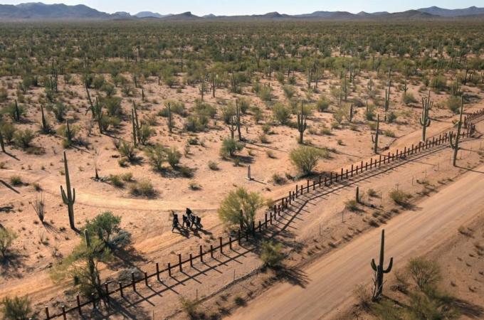 U.S. Conducts Aerial Patrols Of U.S.-Mexico Border