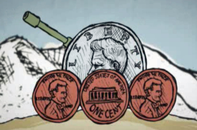 AL Jazeera Frames - Tax dollars at war