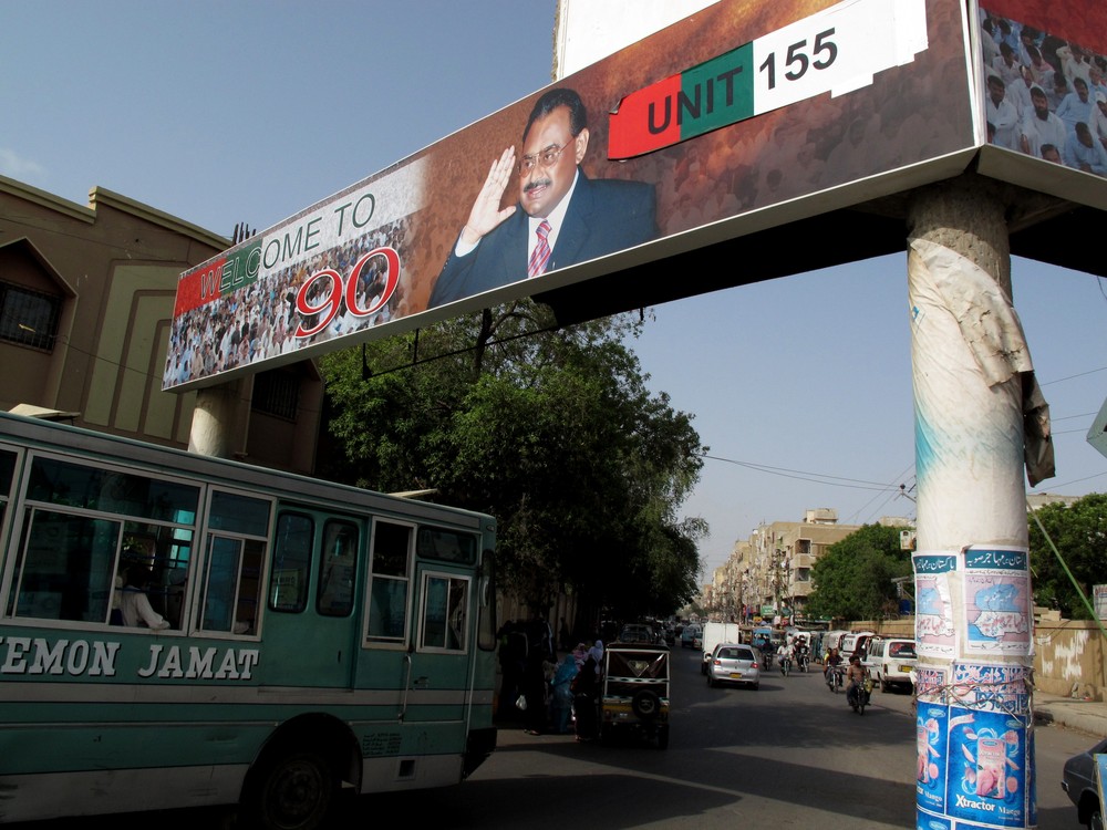 Karachi''s political graffiti