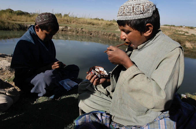 Pashtun boys