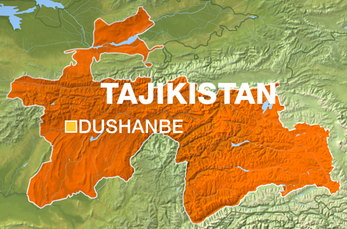 Tajikistan map