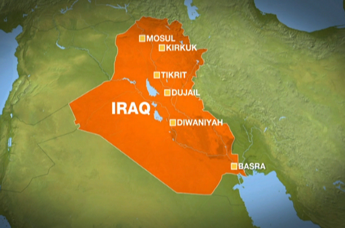 Map Iraq