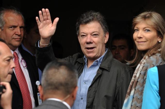 COLOMBIA-POLITICS-HEALTH-CANCER -SANTOS