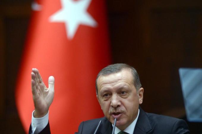 Turkish Prime Minister addresses members of AKP ruling Party