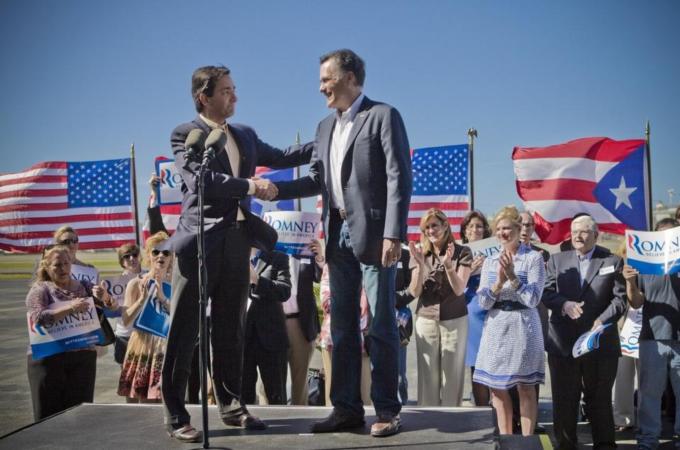 Romney Campaigns In San Juan, Puerto Rico