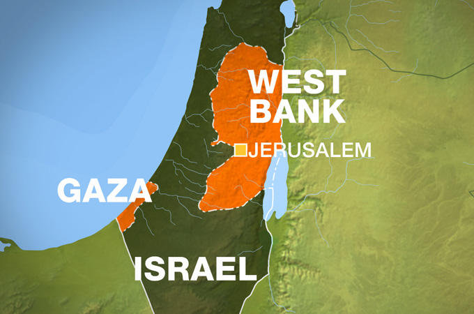 Map jerusalem