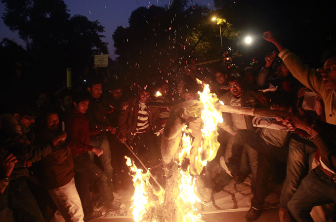 India gang rape protest