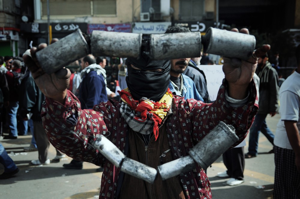 Clashes as Egyptians mark uprising