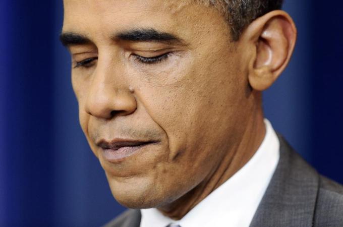 US President Barack Obama makes a statem