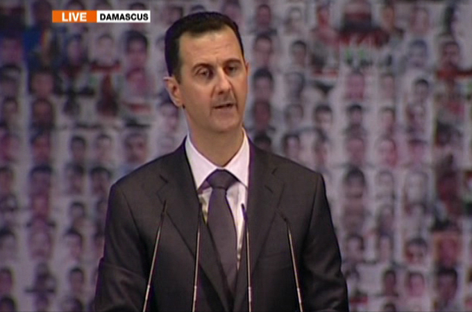 Assad addresses nation