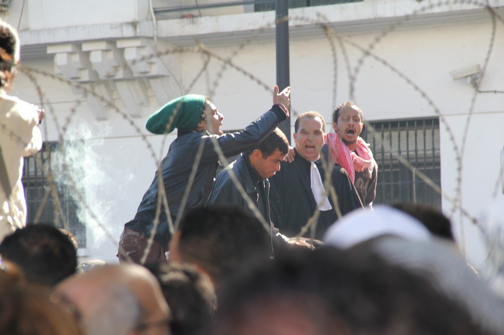 In Pictures: Anger after Belaid Assassination