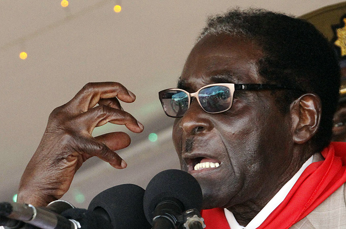 Zimbabwe''s President Robert Mugabe