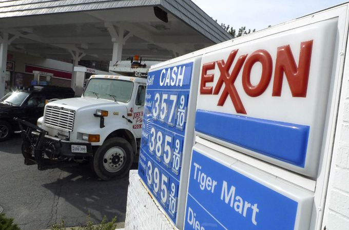 Exxon station