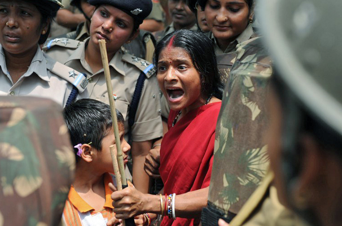 India protests