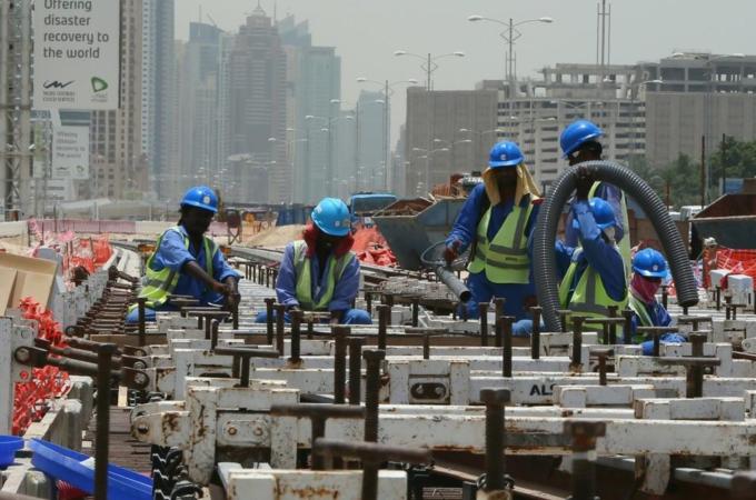 UAE-SOCIAL-WORKERS-STRIKE