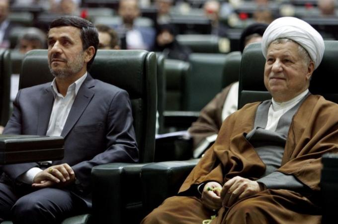 Mahmoud Ahmadinejad, Akbar Hashemi Rafsanjani