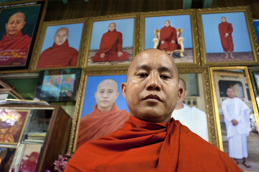 Ashin Wirathu, the leader of the 969 movement, encourages Buddhists to only shop at Buddhist owned shops.