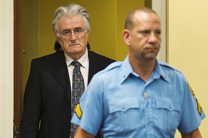 Bosnian Serb wartime leader Radovan Karadzic