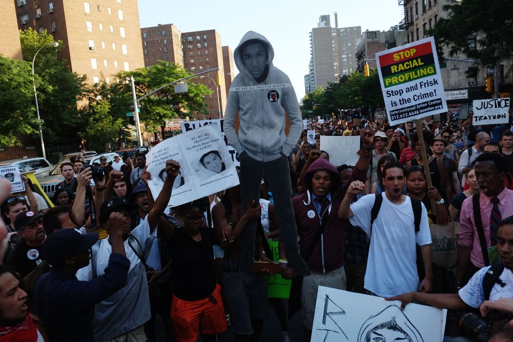 ''Justice for Trayvon'' protest in NYC