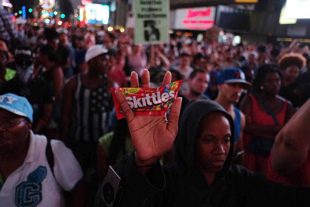 ''Justice for Trayvon'' protest in NYC