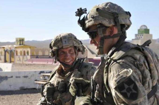 Handout photo of Staff Sgt. Robert Bales at Fort Irwin