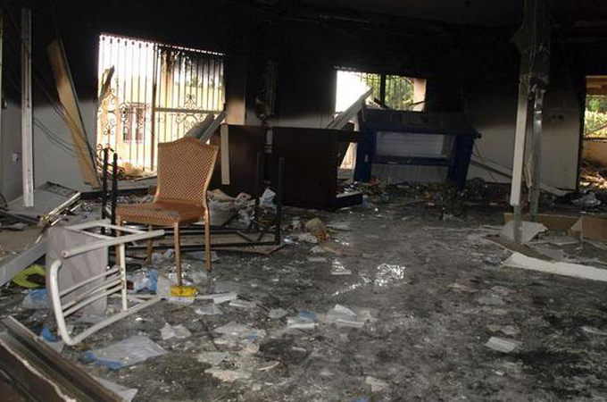 US Consulate attacked on Benghazi 2012