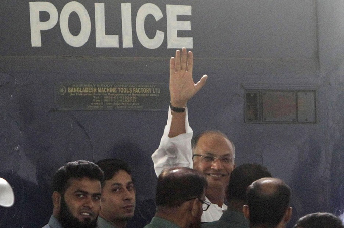 Salauddin Quader Chowdhury, a senior leader of the opposition Bangladesh Nationalist Party (BNP) was recently sentenced with "imprisoned till death" [AP]