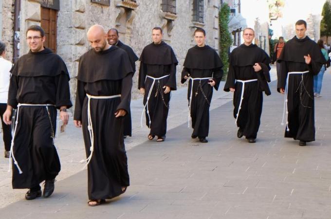 St Francis of Assisi, founder of the Franciscan order, lived a simple life devoted to serving the poor [Getty Images]