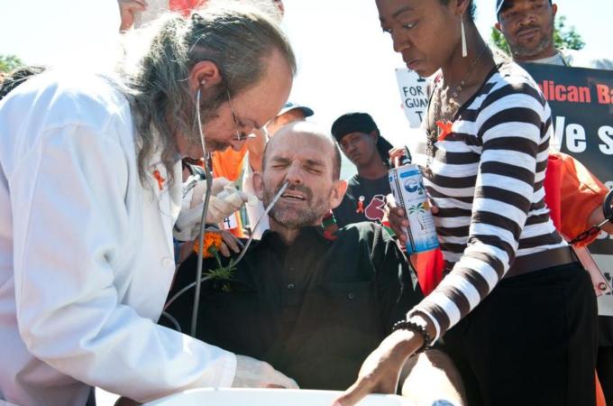 "Force-feeding at Guantanamo is painful, degrading, and violates international law," writes Cori Crider [AFP]