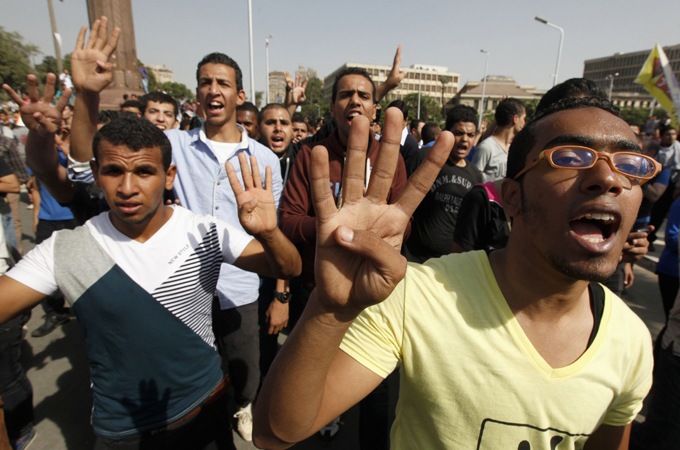 The Egyptian government recently decided to dissolve the Muslim Brotherhood as a legal entity [Reuters]