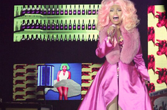 Nicki Minaj performed in Dubai last December [Loybuckz Captures]