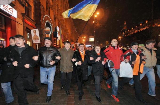 Although the revolutionary momentum has slowed down in Ukraine, the effects of the Orange Revolution persist in the region [Getty Images]