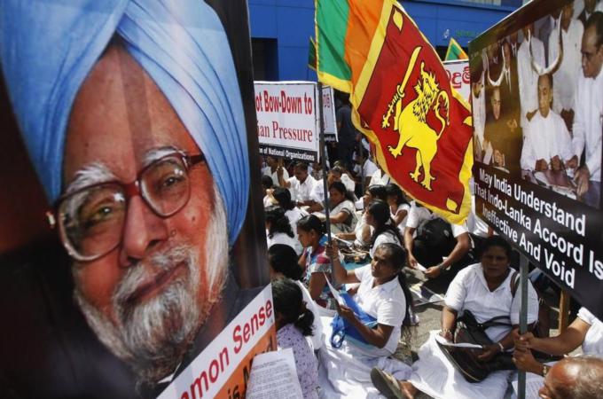 The Indian PM's decision to abstain is likely to be viewed as a snub by Colombo [Reuters]
