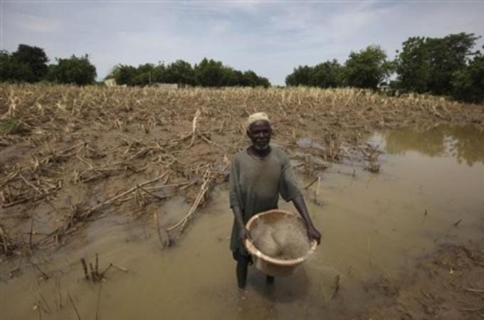 Farming areas in Africa will be seriously affected by rising temperatures [AP]