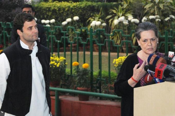 Both Sonia Gandhi (right) and Rahul said lessons would be learnt from this month's election results [EPA]