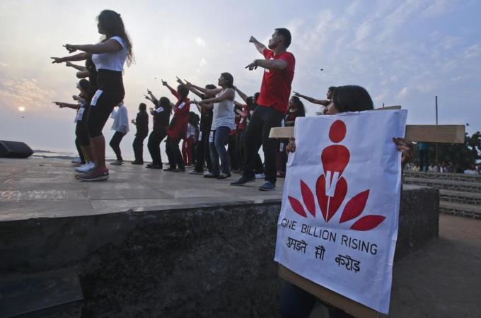 Women are encouraged to tell their stories through dance [Reuters]