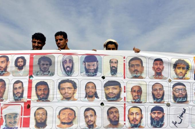 Even though US President Obama rescinded a ban on releasing Yemeni detainees from Guantanamo in May 2013, not a single Yemeni has been released [EPA]